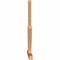 Ekena Millwork Saratoga Timber Gable Bracket, Western Red Cedar, 96"W x 60"H x 3 1/2"D x 3 1/2"F, 15/12 Pitch GBW096X60X0404SAR00SWR - alternate 4